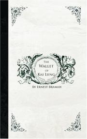 Front cover of The wallet of Kai Lung by Ernest Bramah