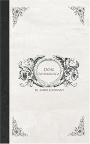 Cover of Don Rodriguez by Lord Dunsany