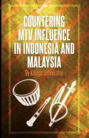 Front cover of Countering Mtv Influence In Indonesia And Malaysia by Kalinga Seneviratne