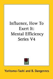 Cover of Influence, How To Exert It by Yoritomo Tashi
