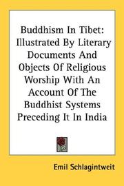 Cover of Buddhism In Tibet by Emil Schlagintweit