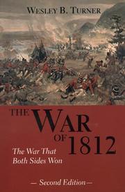 Front cover of The War of 1812 by Turner, Wesley B.