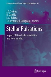 Front cover of Stellar Pulsations Impact Of New Instrumentation And New Insights by J. C. Su Rez