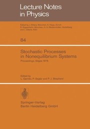 Front cover of Stochastic Processes In Nonequilibrium Systems Sitges Internat School Of Statist Mechanics June 1978 Sitges Barcelonaspain by P. Seglar