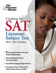 Front cover of Cracking The Sat Literature Subject Test by Adam Robinson