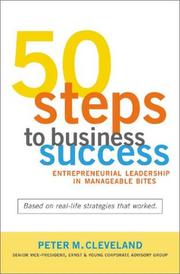 Cover of 50 Steps to Business Success by Peter M. Cleveland