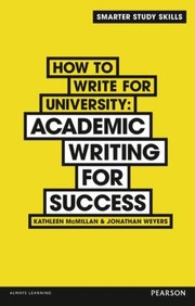 Front cover of How To Improve Your Academic Writing by Kathleen McMillan