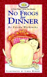 Cover of No Frogs for Dinner (First Flight Books Level Two) by Frieda Wishinsky