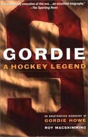 Cover of Gordie by Roy MacSkimming