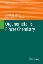 Front cover of Organometallic Pincer Chemistry by David Milstein