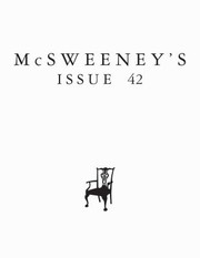 Front cover of Mcsweeneys 42 Multiples Or Twelve Stories Appearing In Up To Six Versions Each by Dave Eggers