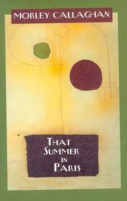 Cover of That summer in Paris by Morley Callaghan