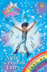 Front cover of Violet the Painting Fairy by Daisy Meadows