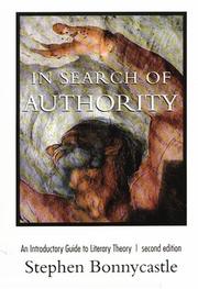Front cover of In Search of Authority by Stephen Bonnycastle