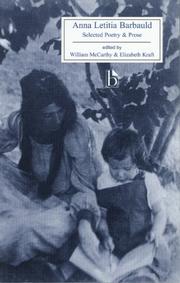 Front cover of Selected poetry and prose by Anna Laetitia Barbauld