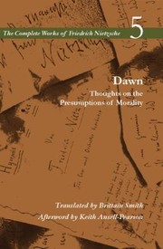 Front cover of Dawn Thoughts On The Presumptions Of Morality by Friedrich Nietzsche