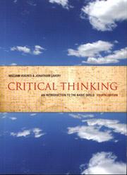 Cover of Critical thinking by William Hughes