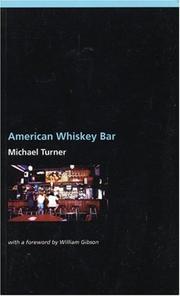 Front cover of American whiskey bar by Michael Turner