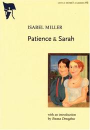 Cover of Patience & Sarah by Isabel Miller
