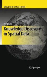 Cover of Knowledge Discovery In Spatial Data by Yee Leung