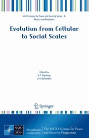 Cover of Evolution From Cellular To Social Scales by Arne T. Skjeltorp