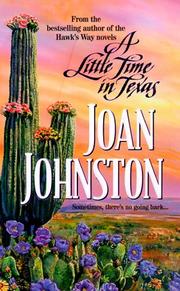 Front cover of A Little Time in Texas by Joan Johnston