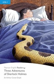 Front cover of Three Adventures of Sherlock Holmes [adaptation] by David Maule