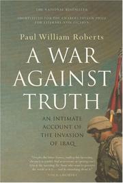 Front cover of A war against truth by Paul William Roberts