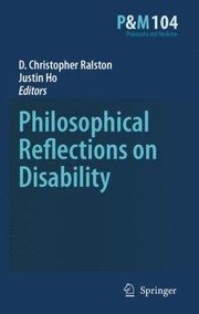 Cover of Philosophical Reflections On Disability by D. Christopher Ralston