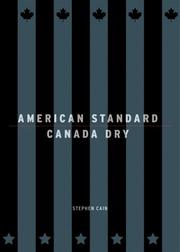Cover of American Standard/Canada Dry by Stephen Cain