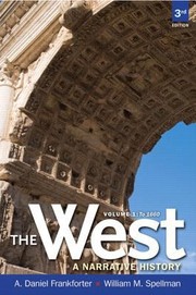 Front cover of The West A Narrative History by Daniel Frankforter