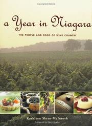 Front cover of A year in Niagara by Kathleen Sloan-McIntosh