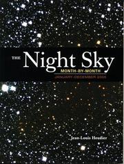 Front cover of The Night Sky Month by Month by Jean-Louis Heudier