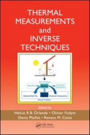 Cover of Thermal Measurements And Inverse Techniques by Helcio R. B. Orlande