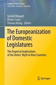Front cover of The Europeanization of Domestic Legislatures
            
                Studies in Public Choice by Thomas K. Nig