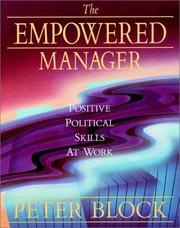 Cover of The empowered manager by Peter Block