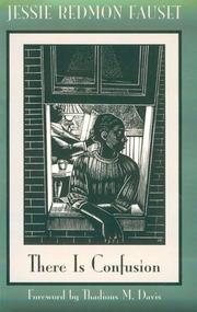 Cover of There is confusion by Jessie Redmon Fauset