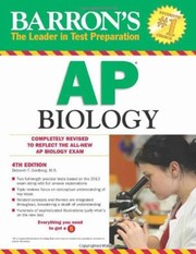 Front cover of Barrons AP Biology 4th Edition
            
                Barrons AP Biology by Debora Goldberg