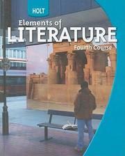 Cover of Holt Elements of Literature Fourth Course
            
                Elements of Literature Hardcover by Carol Jago