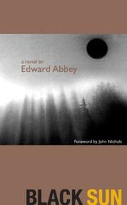 Cover of Black Sun by Edward Abbey