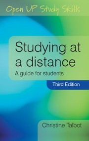 Cover of Studying At A Distance A Guide For Students by Christine Talbot