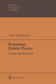 Front cover of Elementary Particle Physics
            
                Theoretical and Mathematical Physics by Otto Nachtmann