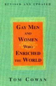 Cover of Gay men & women who enriched the world by Thomas Dale Cowan