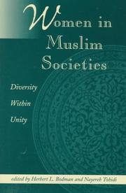 Front cover of Women in Muslim societies by Herbert L. Bodman
