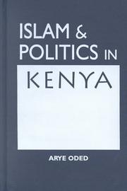 Front cover of Islam and Politics in Kenya by Arye Oded