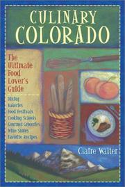 Cover of Culinary Colorado by Claire Walter