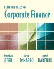 Front cover of Fundamentals Of Corporate Finance by Jarrad V. T. Harford