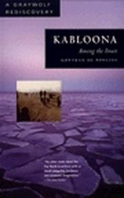 Cover of Kabloona by Gontran de Poncins