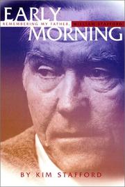 Front cover of Early morning by Kim Stafford