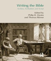Cover of Writing the Bible by Philip R. Davies